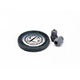 Littmann Spare Parts Kit for Master Cardiology Stethoscope: Small Snap Tight Soft-Sealing Eartips, Rim/Diaphragm, Gray, 10 kits/cs. MFID: 40018