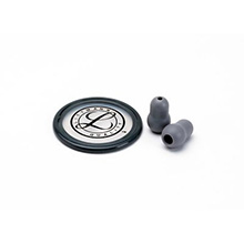 Littmann Spare Parts Kit for Master Classic Stethoscope: Small Snap Tight Soft-Sealing Eartips, Rim/Diaphragm, Gray, each. MFID: 40023E