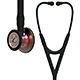 3M Littmann Cardiology IV Stethoscope, Rainbow Chestpiece, Black Tube, Stem & Headset. MFID: 6165