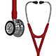 3M Littmann Cardiology IV Stethoscope, Mirror Chestpiece & Stem, Burgundy Tube, Stainless Headset. MFID: 6170