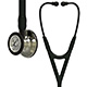 3M Littmann Cardiology IV Stethoscope, Champagne Chestpiece, Black Tube, Smoke Stem & Headset. MFID: 6179