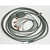 Patient Cable for Quinton Q-Stress or Burdick HeartStride, AHA 25", snap connection. MFID: 60-00181-01