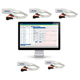 MORTARA BURDICK VISION Express Holter Software with USB cable & 5 Burdick H3+ recorders. MFID: BURV53H-5