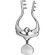 MeisterHand JANSEN Retractor, 4" (10 cm), spread 2-1/8" (5.5 cm), 3 X 3 blunt prongs 10 mm deep, standard model. MFID: MH11-2