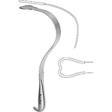 MeisterHand HARRINGTON Retractor, 12-1/2" (31.8 cm), blade 2-1/2" (6.4 cm) wide. MFID: MH11-314