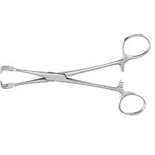 MeisterHand LAHEY Traction Forceps, 6-1/4" (15.9 cm), 3 X 3 teeth. MFID: MH12-80