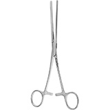 MeisterHand DOYEN Intestinal Forceps, 9" (22.9 cm), straight, flexible blades with longitudinal serrations. MFID: MH16-160