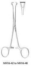 MeisterHand Baby BABCOCK Intestinal Forceps, 5-1/2" (14 cm), delicate jaws 6 mm wide. MFID: MH16-42