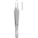 MeisterHand Micro ADSON Tissue Forceps, 4-3/4" (122mm), Micro Jaw, tips 1.4mm wide, 1 X 2 teeth. MFID: MH17-2500