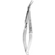 MeisterHand CASTROVIEJO Corneal Scissors, 3-5/8" (93mm), 12mm angled blades, blunt points. MFID: MH18-1572