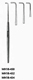 MeisterHand VON GRAEFE Strabismus Hook, 5-1/4" (13.3cm),small size 8 mm long. MFID: MH18-450