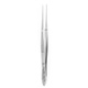 MeisterHand Eye Dressing Forceps, 4" (101mm), straight, serrated tips. MFID: MH18-780