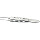 MeisterHand BISHOP-HARMON Dressing Forceps, 3-3/8" (86mm), standard, 1.0mm wide, 1 X 2 teeth. MFID: MH18-868