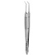 MeisterHand MCPHERSON Suture Tying Forceps, 3-1/2" (89mm), Angled, 0.3mm Wide At Tip. MFID: MH18-949