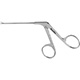 MeisterHand Micro Ear Forceps, 3-1/8" (80mm) shaft, serrated jaws, 0.6mm wide, Alligator Type. MFID: MH19-2081