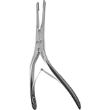 MeisterHand RUBIN Septal Morselizer, 8" (20.3 cm), double action, deeply serrated jaws 17 X 5 mm, one slip-on guard. MFID: MH20-552