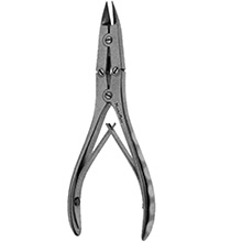 MeisterHand RUSKIN Bone Splitting Forceps, 5-3/4" (14.6cm) Curved. MFID: MH21-627