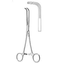 MeisterHand MIXTER Thoracic Forceps, 11" (27.9 cm), right angle jaws, longitudinal serrations. MFID: MH25-814