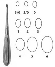 MeisterHand HIBBS SPRATT Spinal Fusion Curette, 9" (22.9 cm), oval cup, size 2/0. MFID: MH26-1628