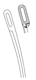 MeisterHand RANDALL Kidney Stone Forceps, 9-1/4" (23.5 cm), quarter curved. MFID: MH29-284