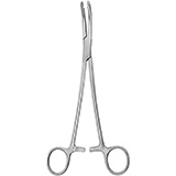 MeisterHand HEANEY Hysterectomy Forceps, 8-1/4" (21 cm), heavy pattern, single tooth, curved. MFID: MH30-1700