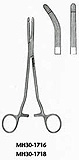 MeisterHand BALLENTINE Hysterectomy Forceps, 8-1/2" (21.6 cm), longitudinal serrations, single tooth, straight. MFID: MH30-1718