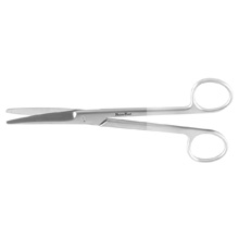 MAYO Dissecting Scissors, 6-3/4" (171mm), curved, standard beveled blades, Tungsten Carbide. MFID: MH5-126TC