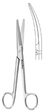 MeisterHand MAYO Dissecting Scissors, 9" (229mm), curved, standard beveled blades. MFID: MH5-130