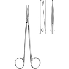 MeisterHand METZENBAUM Scissors, 7" (179mm), Straight, blunt points. MFID: MH5-181