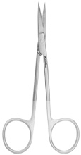 MeisterHand Iris Scissors, 4-5/8" (116mm), straight, fine, sharp points, Tungsten Carbide blades. MFID: MH5-304TC