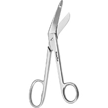 MeisterHand LISTER Bandage Scissors, 8" (20.3), with one large finger ring. MFID: MH5-550