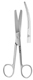 MeisterHand Standard Pattern Operating Scissors, curved, 5-1/2" (14 cm), blunt-blunt points. MFID: MH5-56