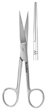 MeisterHand Operating Scissors, Standard Pattern, Straight, 6-1/2" (165mm), sharp-sharp points. MFID: MH5-8
