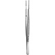 MeisterHand GERALD Dressing Forceps, 7" (175mm), straight, serrated. MFID: MH6-180