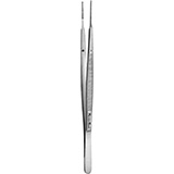 MeisterHand GERALD Dressing Forceps, 7" (175mm), straight, serrated. MFID: MH6-180