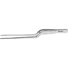 MeisterHand GRUENWALD (JANSEN) Bayonet Dressing Forceps, 6-1/2" (162mm), serrated. MFID: MH6-197