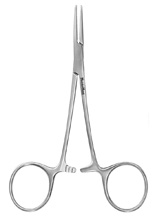 MeisterHand HALSTED Mosquito Forceps, 5" curved, extra delicate. MFID: MH7-10