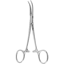 MeisterHand DANDY Forceps, 5-1/2" (14 cm), curved sideways. MFID: MH7-102