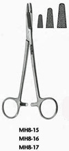 MeisterHand OLSEN-HEGAR Needle Holder, 7-1/2" (190mm), serrated jaws. MFID: MH8-17