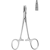 MeisterHand COLLIER Needle Holder, 4-7/8" (125mm), fenestrated jaws. MFID: MH8-2