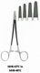 MeisterHand MAYO-HEGAR Needle Holder, 6-1/4" (160mm), Tungsten Carbide, serrated jaws. MFID: MH8-44TC