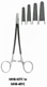 MeisterHand MAYO-HEGAR Needle Holder, 7-1/4" (187mm), Tungten Carbide, serrated jaws, 2500 teeth per square inch. MFID: MH8-46TC