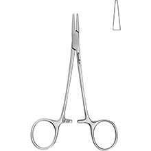 MeisterHand WEBSTER Needle Holder, 4-7/8" (125mm), standard pattern, smooth jaws, delicate. MFID: MH8-6