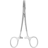 MeisterHand HALSEY Needle Holder, 4-7/8" (125mm), Tungsten Carbide, serrated jaws, 3600 teeth per square inch. MFID: MH8-8A-TC