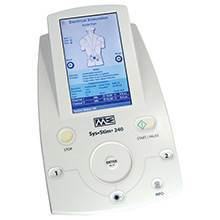 Mettler SYS*STIM 240, 2 Channel Electric Stimulator. MFID: ME240