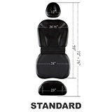 MIDMARK 28" Standard Upholstery Top for 630 Power Procedure Table. MFID: 002-10108