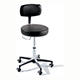 RITTER 277 Air-Lift Stool with Back, Hand Release & Chrome Caster Base. MFID: 277-001