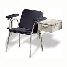 RITTER Blood Draw Chair / Phlebotomy Chair (with storage drawer). MFID: 281-012