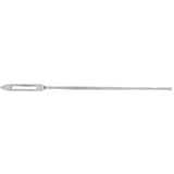 MILTEX Probe with Eye, 4-1/2" (114mm), Stainless Steel. MFID: 10-22-SS