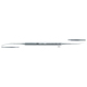 MILTEX VARADY Phlebectomy Extractor, 7" (180mm), Double-Ended, Dissecting Spatula, 1.9mm and 2.9mm Width Working Ends. MFID: 10305